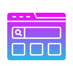Obraz premium Browser Icon