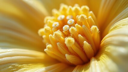 Intricate Stamen Close-Up, Detailed Flower Macro Photography
