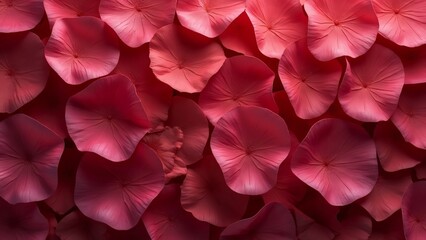 Velvety Crimson Rose Petals with Dew Drops