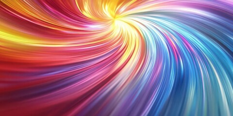Fototapeta premium A vibrant swirl of colors creating a dynamic and energetic abstract design.