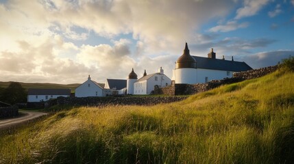 Fototapeta premium distillery islay island scotland