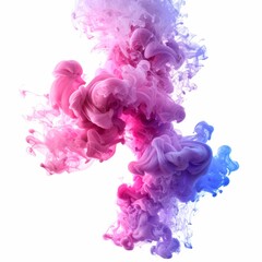 A dynamic smoke burst, vibrant color swirls