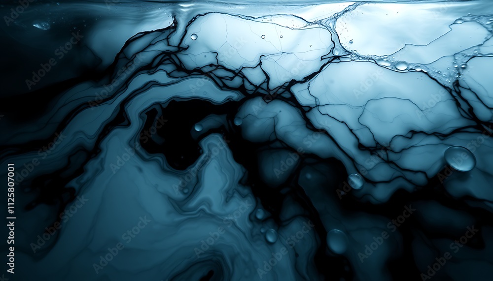Poster background with splashes