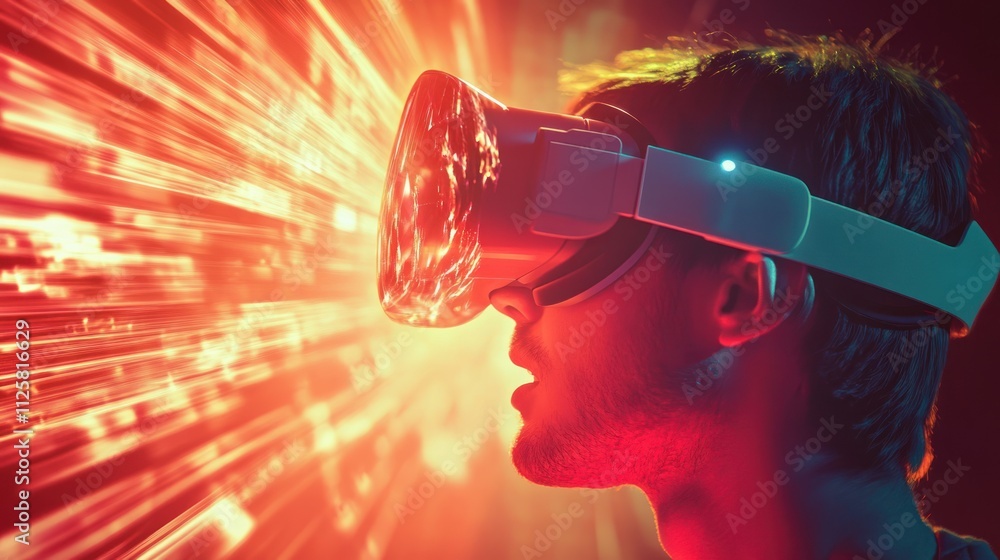 Aufkleber dynamic motion backgrounds designed for ar/vr applications and immersive branding.
