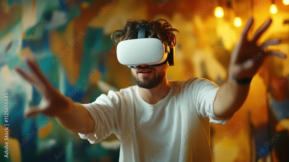 Poster dynamic motion backgrounds designed for ar/vr applications and immersive branding.
