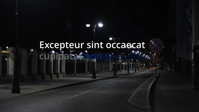 Documentary Text Reveal