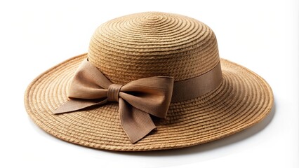 Stylish wide brim straw hat with a bow perfect for summer fashion, fashion, accessory, trendy, summer, straw, hat, wide brim, stylish