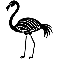 illustration of a flamingo