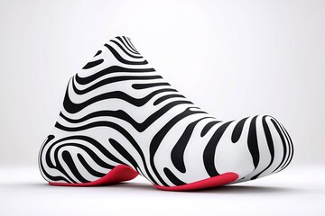 A minimalist depiction of dynamic swooshes and curves in bold monochrome lines, representing fluid motion