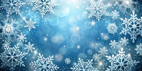 Big snowflakes on background, winter, snow, cold, frost, weather, icy, frozen, crystal, delicate, seasonal, December