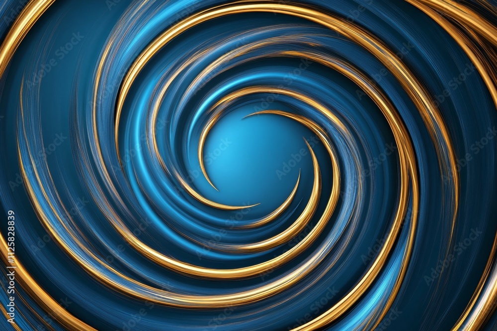 Poster a simple geometric design of a spinning wheel in motion, with curved lines creating a sense of energ