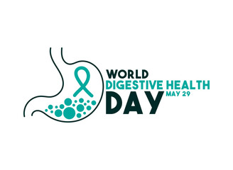 Fototapeta premium World Digestive Health Day. May 29.