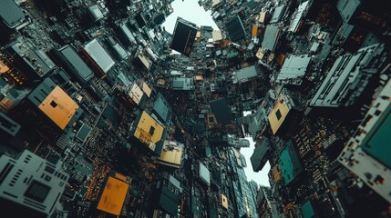 A chaotic collection of electronic waste, featuring discarded circuit boards and technology components, illustrating the growing e-waste problem.