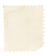 Fototapeta premium vintage postage stamp illustration empty background with copy space 