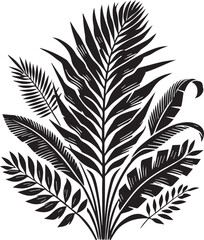 Obraz premium Summer sea beach tree silhouette