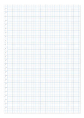 シンプルなルーズリーフ、方眼紙、グリッド