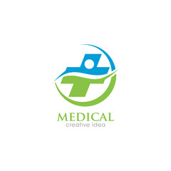 Creative Medical Concept Logo Design Template
