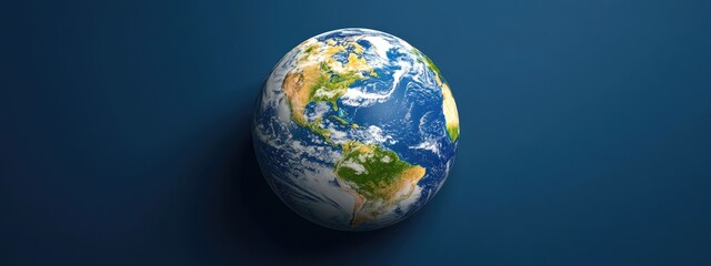 Global image, part of Europe, metropolis, space, business results, blue background