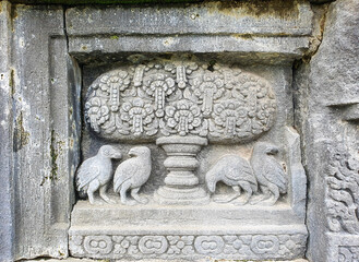 The Prambanan temple complex near Yogyakarta city, Central Java, Indonesia