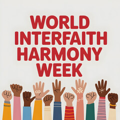 Fototapeta premium Celebrating World Interfaith Harmony Week
