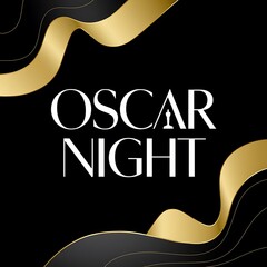 Oscar Night Elegant Golden Black Design