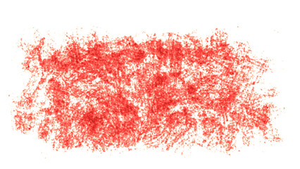 Red Texture Splatter on a Transparent Background
