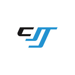 Letter CJT Modern Simple Logo Vector