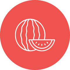 Obraz premium Watermelon Icon