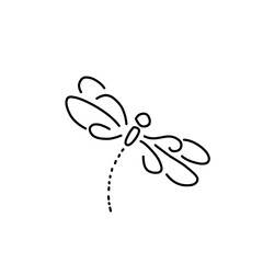 Butterfly line hand painted