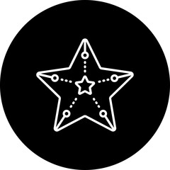 Fototapeta premium Starfish Icon