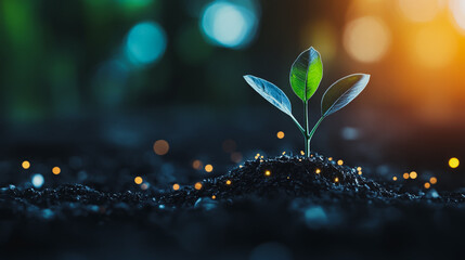 Abstract business Financial charts show a significant increase in profits in the stock market.This is driven by higher interest rates and continued growth. In the innovation world network of financial