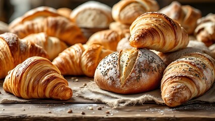 Selection of bread rolls.