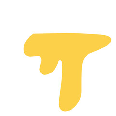 Sweet yellow honey illustration