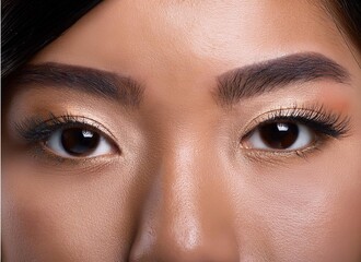 A photograph of beautiful eyes