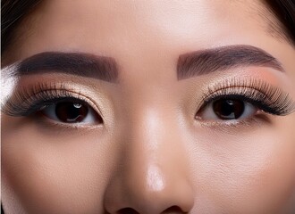 A photograph of beautiful eyes