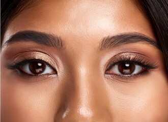 A photograph of beautiful eyes