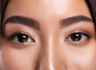 A photograph of beautiful eyes