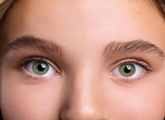 A photograph of beautiful eyes