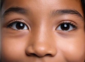 A photograph of beautiful eyes
