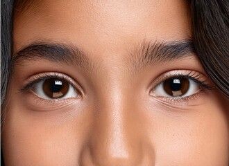 A photograph of beautiful eyes