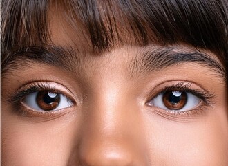 A photograph of beautiful eyes