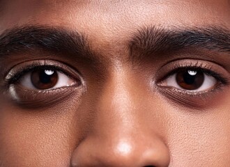 A photograph of beautiful eyes