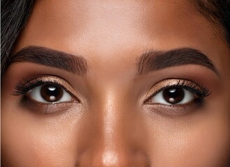A photograph of beautiful eyes