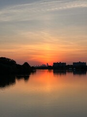 Fototapeta premium Lake sunset