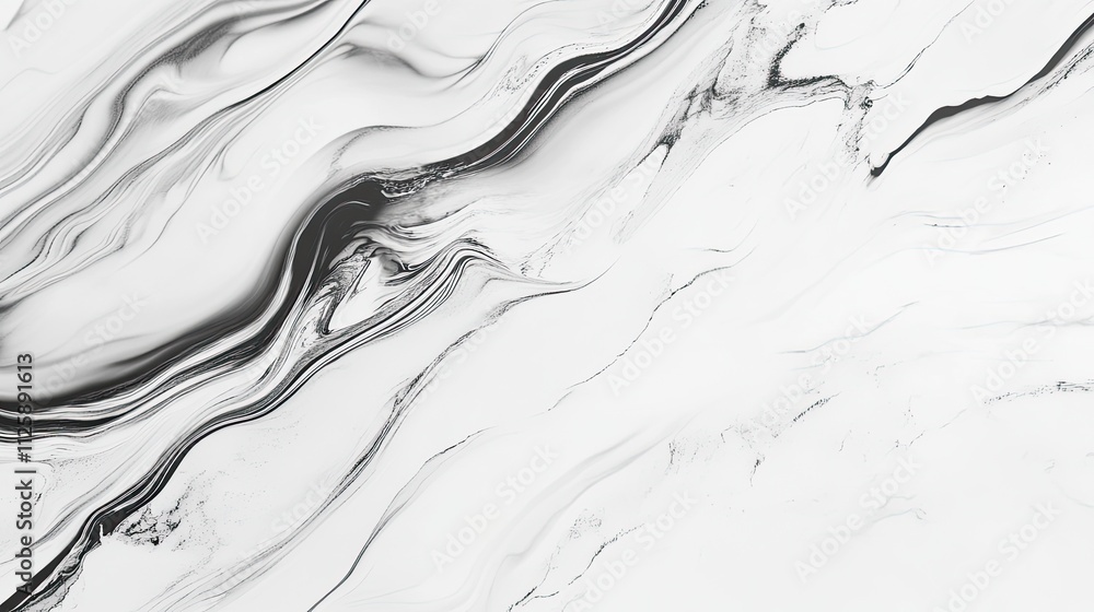Poster marble background in soft tones, featuring smooth flowing lines, creating a zen-inspired, tranquil a