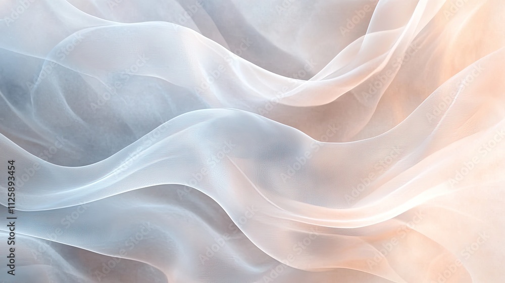 Poster calming marble background with abstract flow, gentle curves in soft, neutral colors, minimalist patt