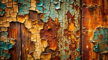 Obraz premium Macro Aged Textures Backgrounds: High-Resolution Grunge Wallpaper for Text Overlay, Vintage Paper, Rustic Design Elements