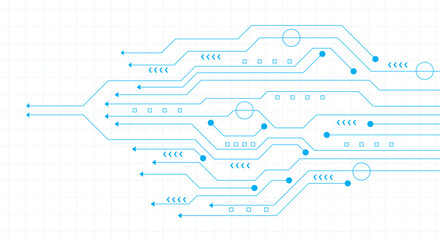Abstract technology background, circuit board pattern.
