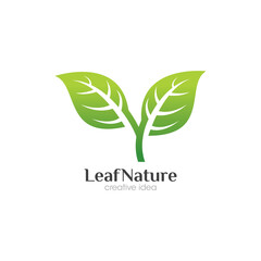 Leaf Creative Concept Logo Design Template