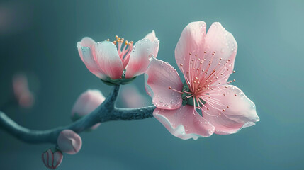 pink magnolia flower